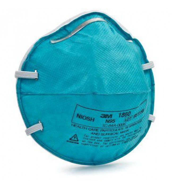 3M™ 1860 N95醫用防菌口罩(綠) 